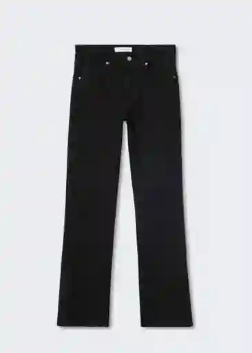 Jeans Elle Tejano Negro Talla 46 Mujer Mango