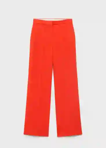 Pantalón Miso Coral Talla 36 Mujer Mango