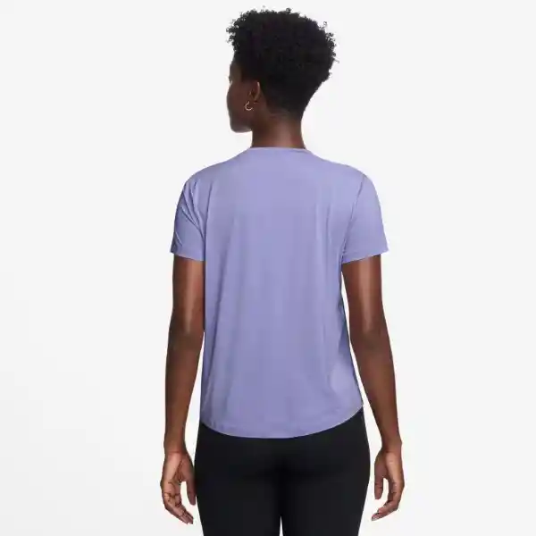 Nike Camiseta W One Classic Df Top Manga Corta Mujer Morado S