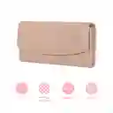 Cartera Para Mujer Grande Perlitas Rosa Miniso