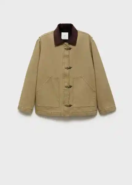 Chaqueta Cazadora Hannah Khaki Talla S Mujer Mango