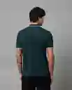 Camisa Tipo Polo Hombre Verde Talla M 190G010 Rifle