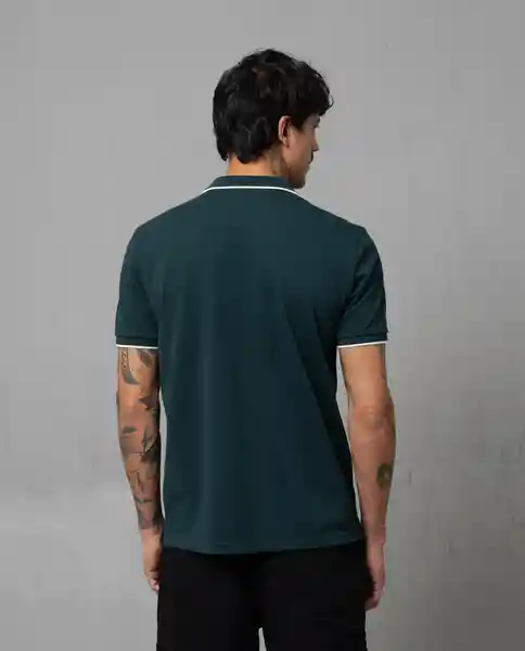 Camisa Tipo Polo Hombre Verde Talla M 190G010 Rifle
