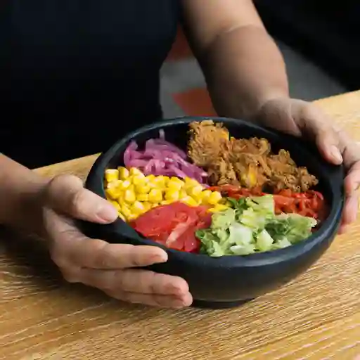 Bowl crispy con verdura