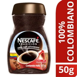 Café instantaneo NESCAFÉ® Tradición Frasco x 50g