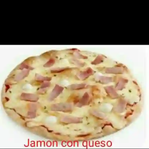 Pizza Grande Jamón con Queso 30X30