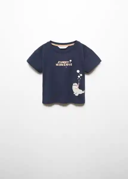 Camiseta Foqui Navy Talla 70 Niño Mango