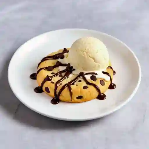 Galleta con helado
