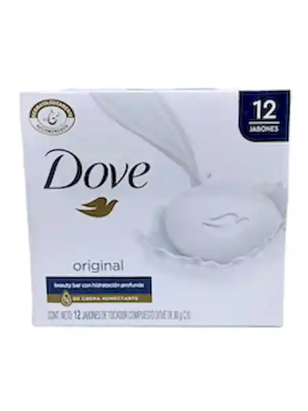 Dove Jabón de Tocador en Barra Original con Hidratación Profunda