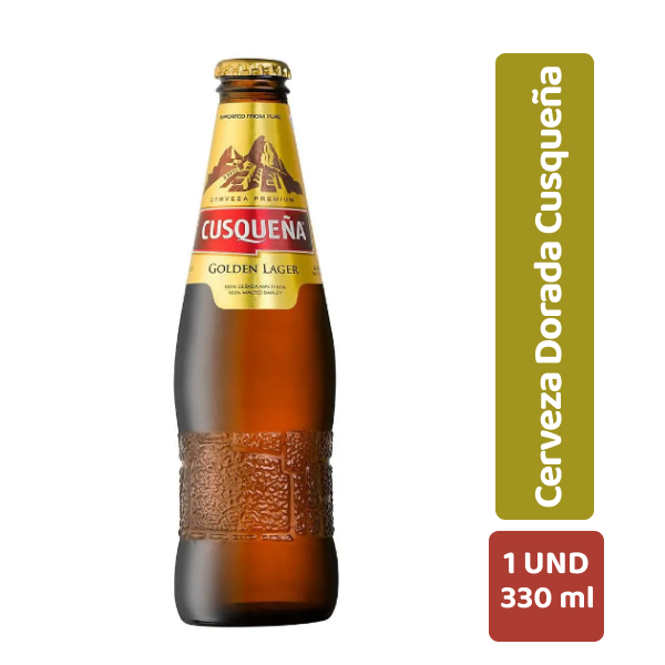 Cusqueña Cerveza Dorada 300 ml