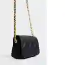 Bolso M Chess Negro Talla 99 Mujer Mango