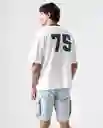 Camiseta Hombre Blanco Talla M 842G005_BLA110601 Americanino
