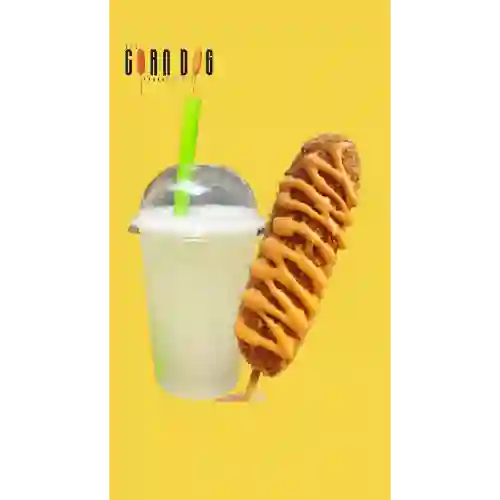 Limonada + Corndog Basic Mitad