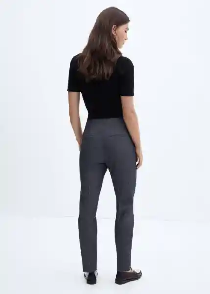 Pantalón Roque Indigo Talla 32 Mujer Mango