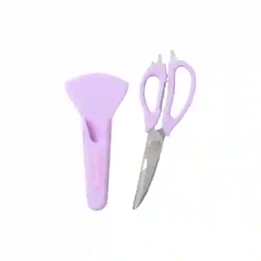 Tijera de Cocina Multiusos Serie Mis Pastelitos Morado Miniso