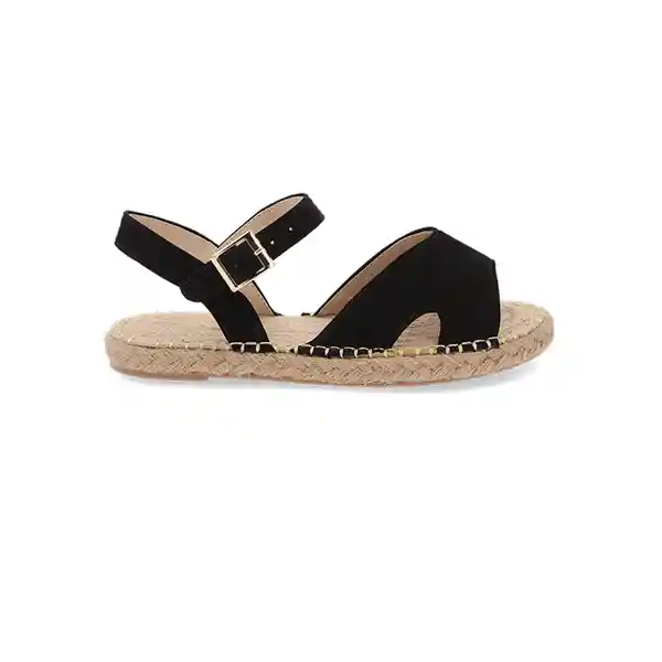 Sandalias Yute Bast Negro Talla 39