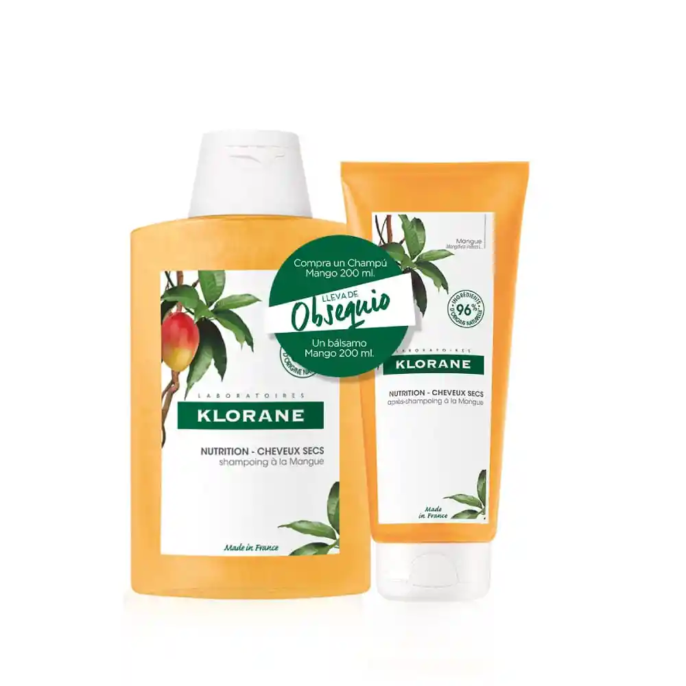 Klorane Shampoo Mango + Bálsamo