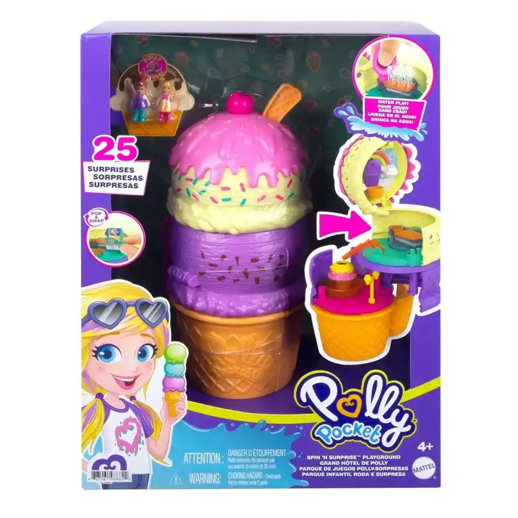 Polly Pocket Mundo Sorpresa Pastel Cumple Hfp98