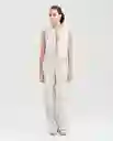 Chaleco Knotted Vest Crudo Beige Claro Talla XS Chevignon