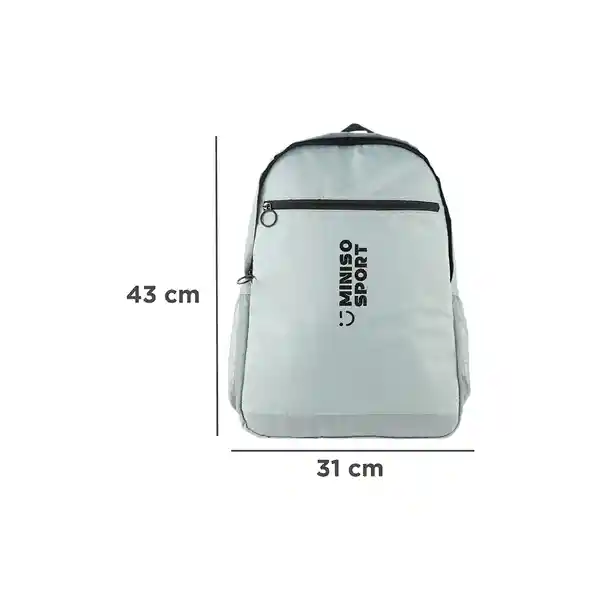 Mochila Deportiva Sport Series 4.0 Gris Miniso