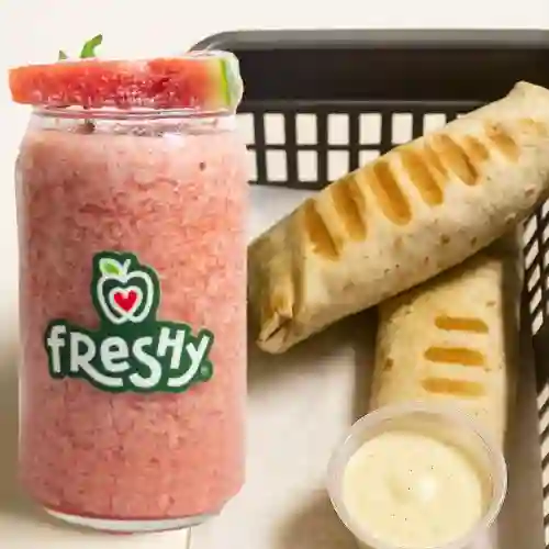 Wrap Pollo Cremoso + Refresky