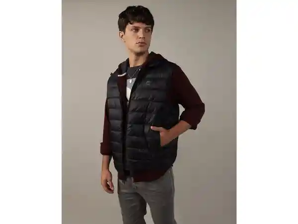 Chaleco Hombre Negra Talla X-Large American Eagle