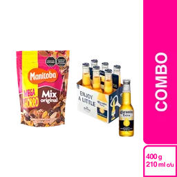 Combo Amigos +Manitoba Mix Original+Corona Six Pack