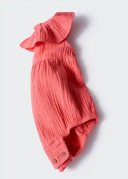 Body Pelele Coralin Coral Talla 66 Niños Mango