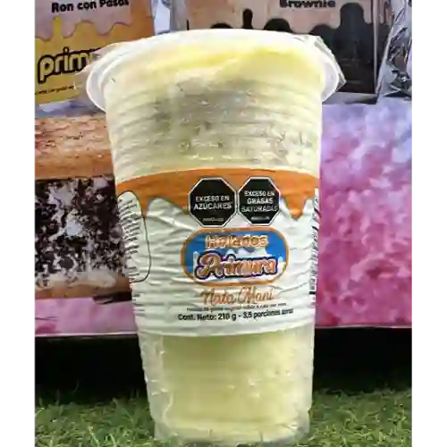 Vaso de Helado Nata Maní 16oz