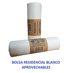 Bolsa Basura Blanca 65 x 90 x 10
