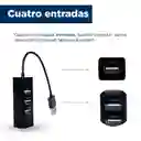 Puerto Usb de 4 Entradas Modelo Negro E-WC2-21213-B Miniso