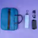 Sombrilla Clásica de Color Sólido Azul Claro Miniso