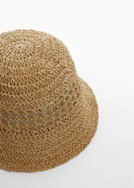 Sombrero Ibiza Beige Talla 99 Niñas Mango