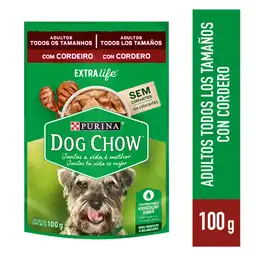 Dog Chow Alimento Húmedo para Perros Adultos Sabor Cordero