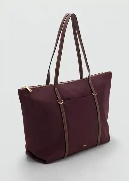 Bolso G Cobalt Burdeos Talla 99 Mujer Mango