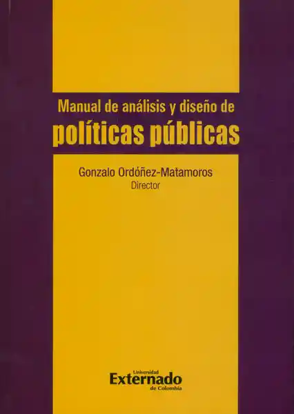 Manual de Análisis y Diseño de Políticas Públicas