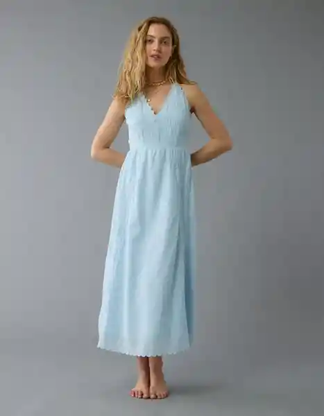 Vestido Mujer Azul Talla: X-SMALL 8508401 American Eagle