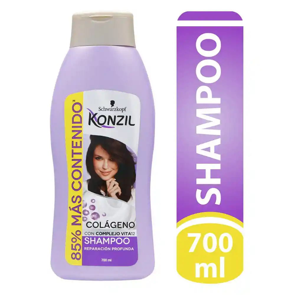 Konzil Shampoo Reparación Profunda Colágeno