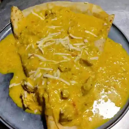 Crepe de Pollo Al Curry