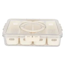 M+Design Contenedor Rectangular 4 Compartimientos