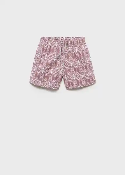 Short Bañador Aurikb Vino Talla 13 Niños Mango