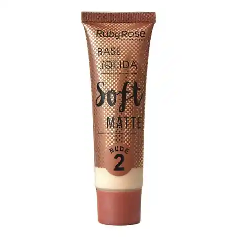 Ruby Ross Base Liquida Soft Matte Nude 2 Ref G1 29 mL