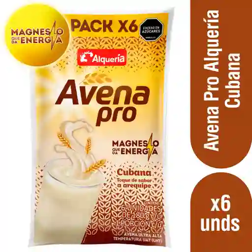 Alqueria Avena Pro Cubana Bolsa 180G X 6 Unds