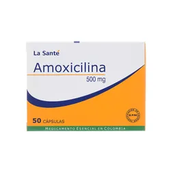 Amoxicilina 500 Mg x 50 Cápsulas 