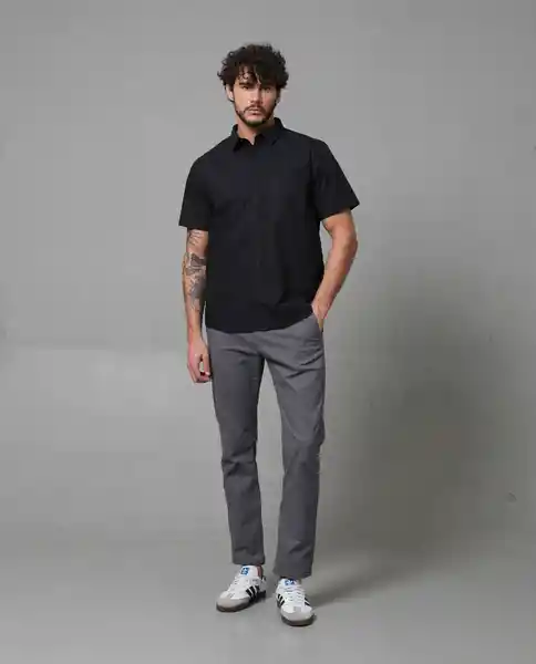 Camisa Hombre Negro S 110 110G001_NEG194007 Rifle