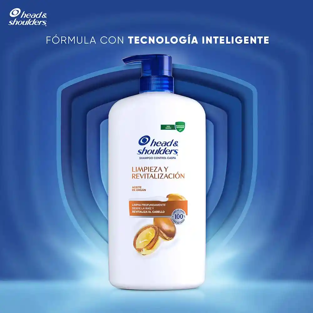 Shampoo Head & Shoulders Limpieza y Revitalización 1000 ml