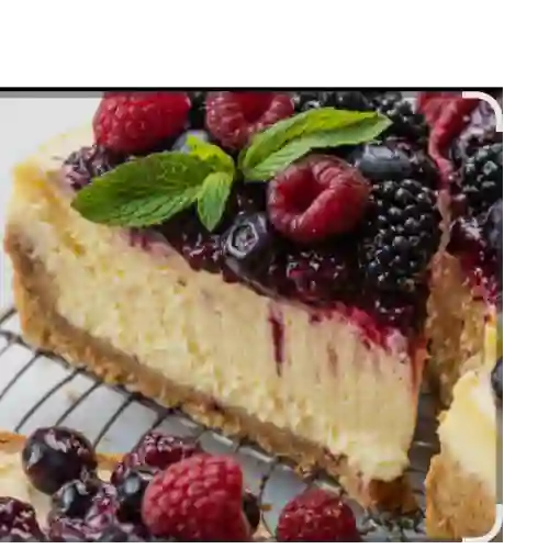 Porcion Dely Torta de Naranja y Mora
