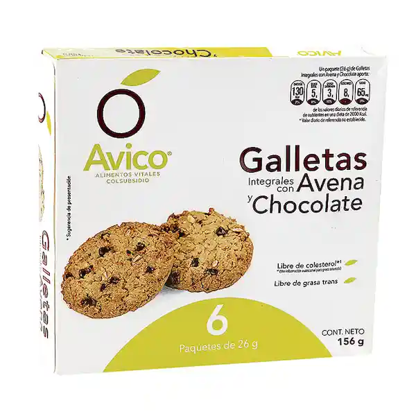 Gtas Avico Intgr Avena Chocol 6u