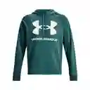 Under Armour Camiseta Hoodie Rival Verde T. SM Ref: 1357093-722