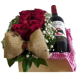 Ancheta Vino Tinto y Rosas